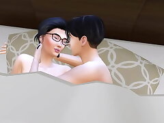 Asian Stepbrother's Sexual Confession Through Blowjob
