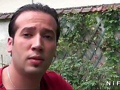 French Emo Girl's Outdoor Anal Intensity