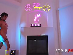 Channy Crossfire's Wild Lapdance: An Interracial Sex Fiesta