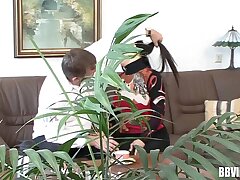 German Guy Fucks Busty Asian MILF